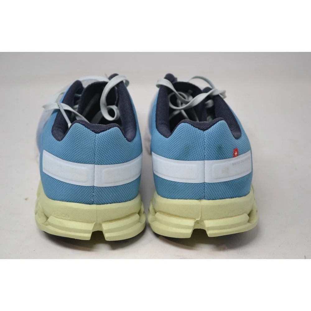 On Running Cloudflow Womens 9.5 Shoes Niagara Meadow Lace Up Athletic‎ Sneakers